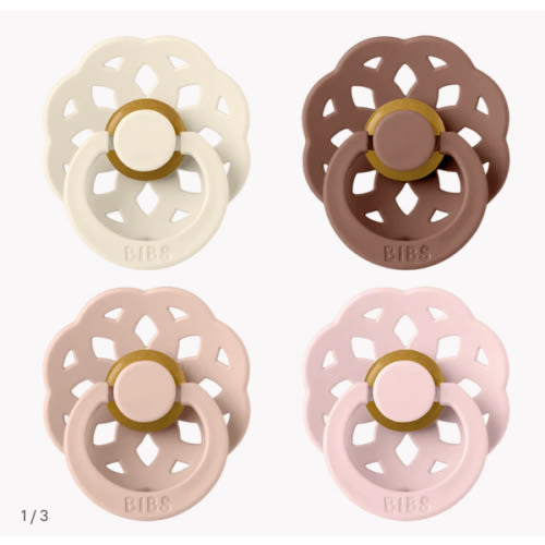 BIBS Boheme 4-Pack - Elegant Pacifiers for Comfort