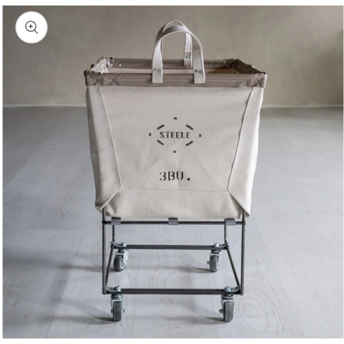 Canvas Elevated Truck - Permanent Style 3 Bu – Steele Canvas Basket Corp – Steele Canvas Basket Corp