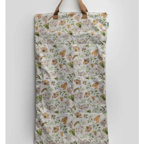 Large Zipper Hanging Wet Bag, Laundry Bag with Handles
