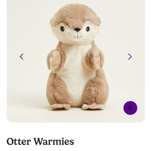 Otter Warmies | Microwavable Otter Warmies Stuffed Animal | Warmies USA