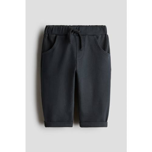 DENIM-LOOK PANTS