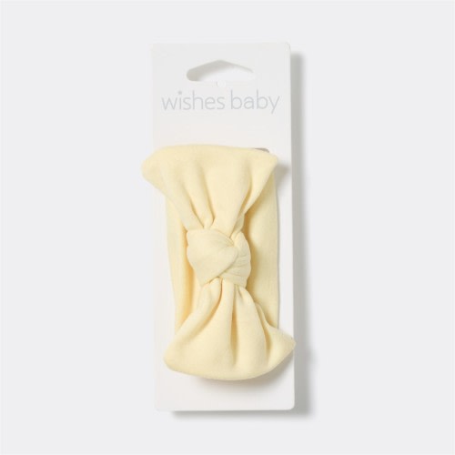 Wishes Baby Basic Bow Headband - Buttercup
