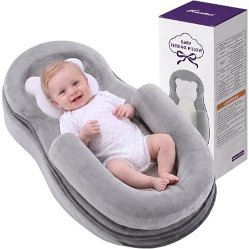 Breastfeeding Pillow, Oversized Support for Newborn Feeding