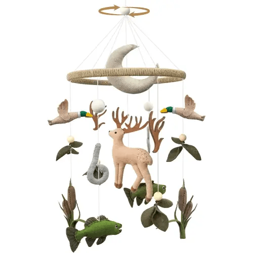 Hunting Baby Crib Mobile Deer Baby Mobile for Boys and Girls