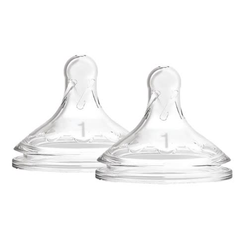 Dr. Brown’s Natural Flow® Wide-Neck Baby Bottle Silicone Nipple