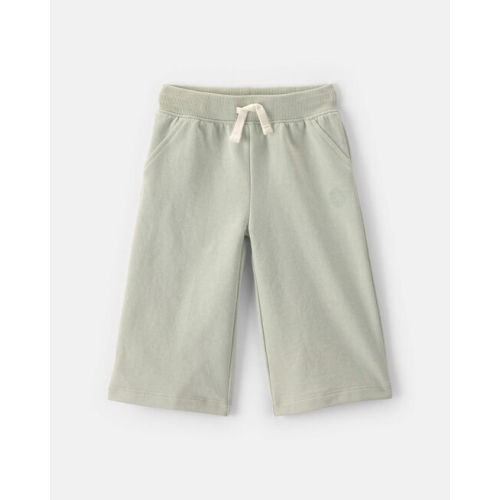 Baby Girl French Terry Drawstring Pants - Green - OshKosh B'gosh | Carter's