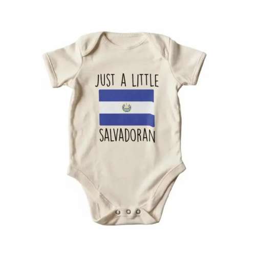 El Salvador Baby Onesie® Newborn Cotton Bodysuit Baby Shower Gift