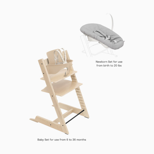 Stokke Tripp Trapp High Chair² + Newborn Set - Natural