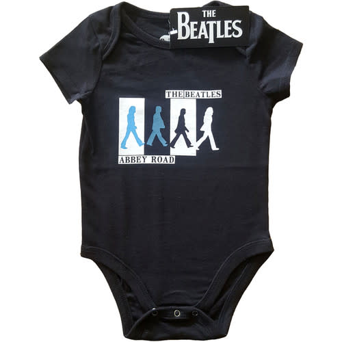 The Beatles Kids Infant Baby Romper Grow Abbey Road Colours Crossing