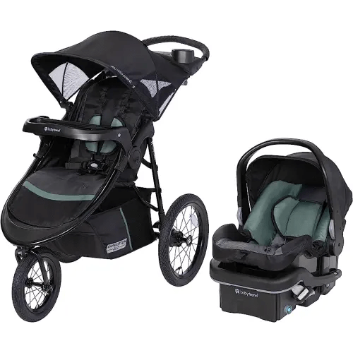 Baby Trend Expedition® DLX Jogger Travel System with EZ-Lift™ PLUS Infant Car Seat, Dash Sage