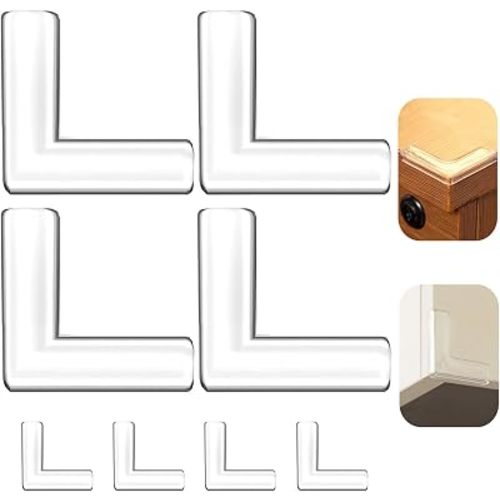 8pcs Corner Protectors, Desk Corner Guards to Cover Sharp Furniture