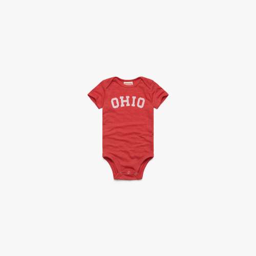 Jesse Owens Block Ohio Baby One Piece
