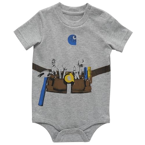 Carhartt Kid's CA6500 Short-Sleeve Toolbelt Bodysuit - Boys