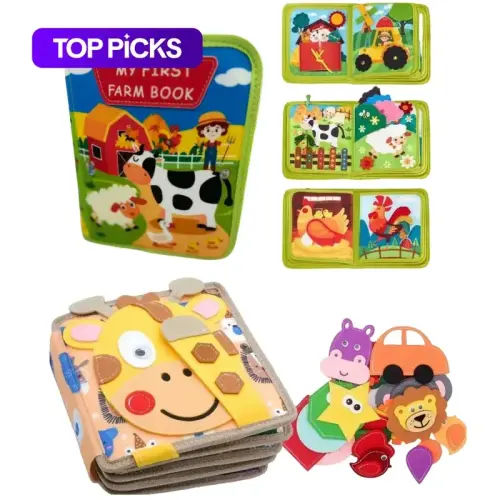 Early Education Enlightenment Busy Board Toy, 1 Count 3D Story | Black Friday Sale TikTok Shop