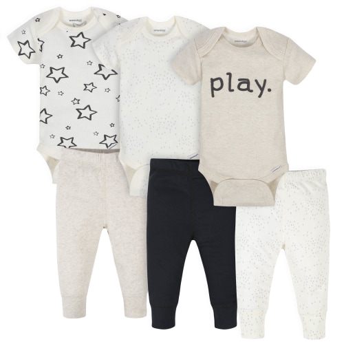Gerber Baby Bodysuits & Pants Set - Neutral, 12 months, 6.