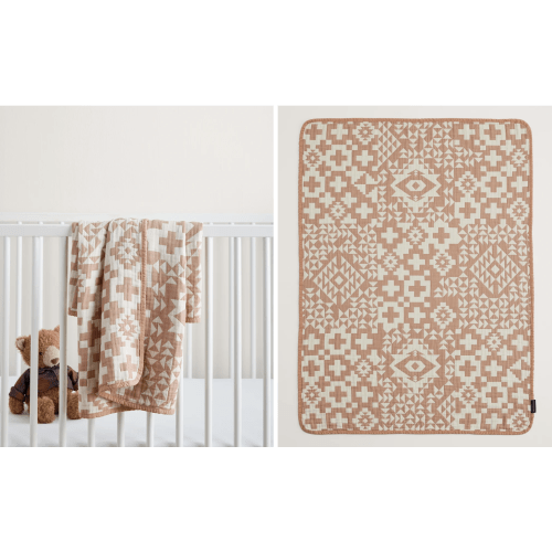 BLUE RIDGE ORGANIC COTTON BABY BLANKET