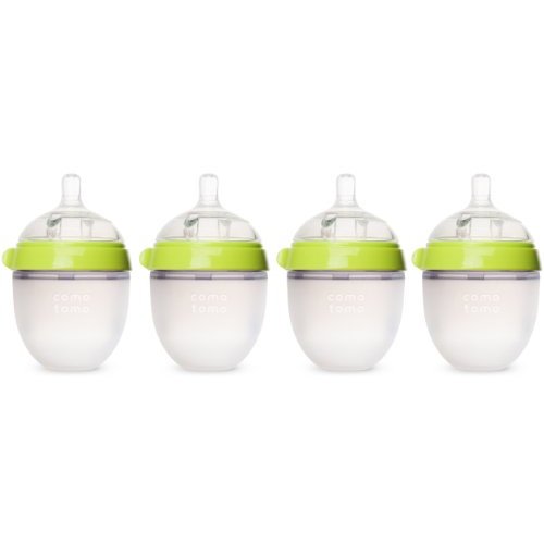 Comotomo Four Pack Bottle 150ml/5oz., Green