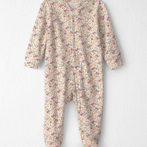 Baby Girl Organic Cotton Sleeper in Floral | Carter’s Oshkosh Canada