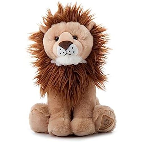 The Petting Zoo Lion Stuffed Animal, Gifts for Kids, Wild Onez Zoo Animals, Lion Plush Toy 12 inches