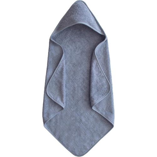 mushie Baby Hooded Towel | Organic Cotton (Gray)