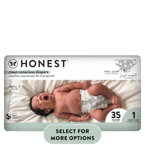 The Honest Company, Clean Conscious™ Diapers, Size 1, 35 Count (Select for More Options)