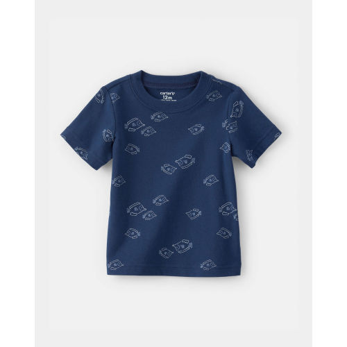Baby Boy Fish T-Shirt - Blue | Carter's