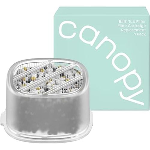 Canopy Bath Tub Filter Cartridge – Original Replacement Filter | Compatible with Canopy Bath Tub Filters, BPA-Free, Replace Every 90 Days