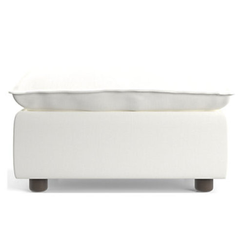 Harbour Natural Flange Nursery Storage Ottoman