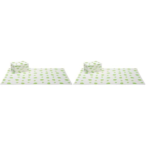 Munchkin® Arm & Hammer Disposable Changing Pad, 10 Count, White/Green (Pack of 2)