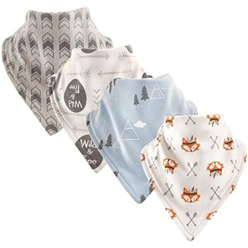 Luvable Friends Unisex Baby Cotton Bandana Bibs