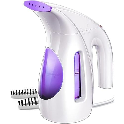 HiLIFE Steamer for Clothes, Portable Handheld Design, 240ml Big Capacity, 700W, Strong Penetrating Steam, Removes Wrinkle, for Home, Office and Travel(ONLY FOR 120V)