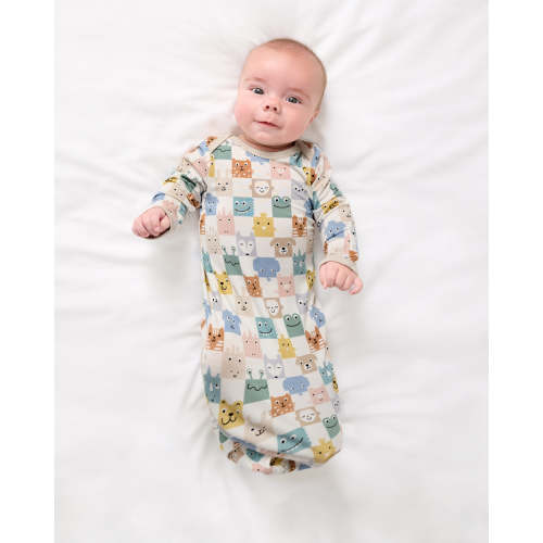 Check Mates Infant Gown - Little Sleepies