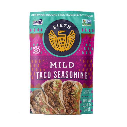 Siete Mild Taco Seasoning, Mixed Spice, 1.31 oz. Packet