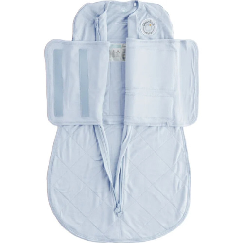 Bamboo Classic Swaddle (Non-weighted) , Sky Blue - Dreamland Baby Swaddles | Maisonette