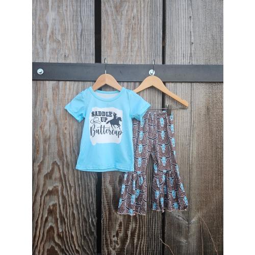 Saddle Up Buttercup Bell Bottom Set