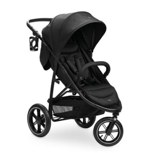 hauck Stroller Rapid 3 Air Reclining Seat, Compact Fold Stroller with Air Tires, Black