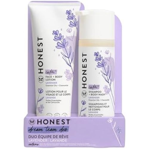 The Honest Company Shampoo Body Wash & Lotion, Lavender Calm, 18.5 fl oz