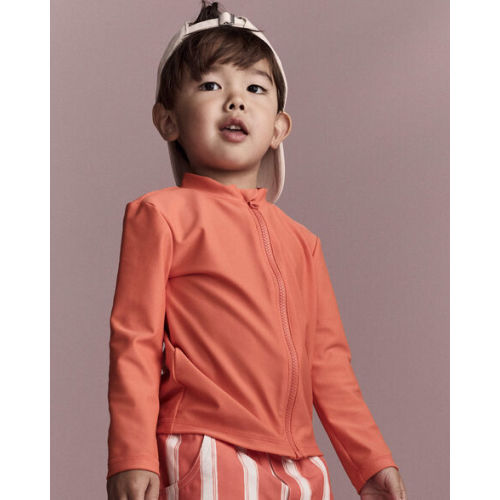 Toddler Full-Zip Long-Sleeve Rashguard - Orange - Otter Avenue | Carter's