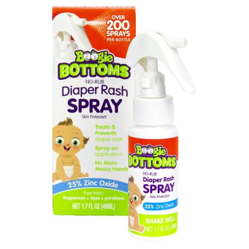 Boogie Bottoms No-Rub Diaper Rash, Spray, 1.7 fl oz