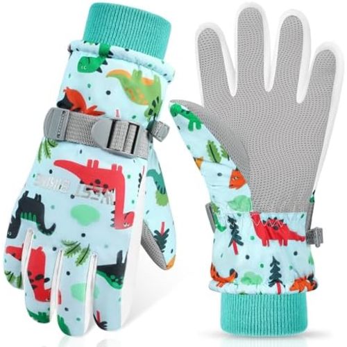 Winter Gloves for Boys Girls Kids Snow Gloves Toddler Waterproof Gloves for Snowboarding