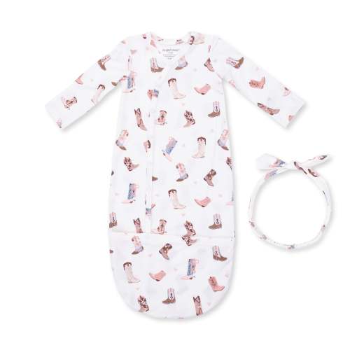 Buckarette Boots - Bundle Gown and Knot Headband – Angel Dear