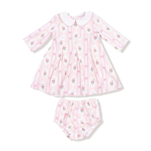 Box Pleat Dress & Bloomer, Ogee Lace Floral