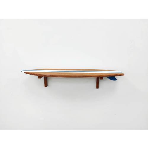Surfboard shelf Beachy room decor Floating shelf Tabletop Custom size
