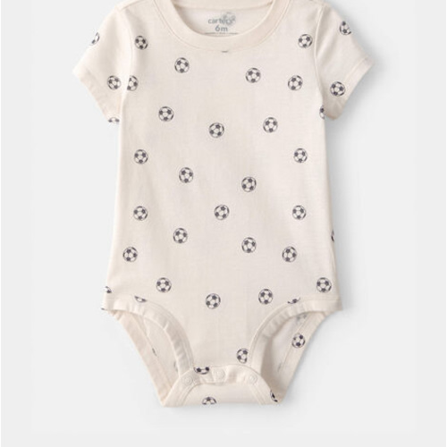 Baby Soccer Graphic Bodysuit - Ivory | Carter's