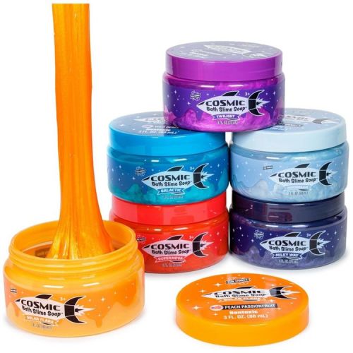 Tub Works Cosmic Bath Slime Kids Soap Bath Toy, 6 Pack