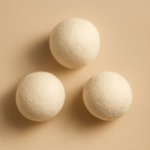 Organic Wool Dryer Balls 3-Pack