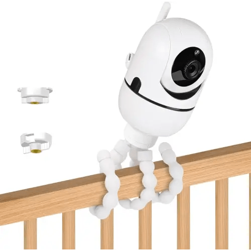 Tripod Mount Compatible with HelloBaby HB6560/HB65/HB6550/HB6550 Pro/HB40/HB66/HB6339 and ANMEATE SM935E Baby Monitors – Attach Your Camera Flexibly Anywhere