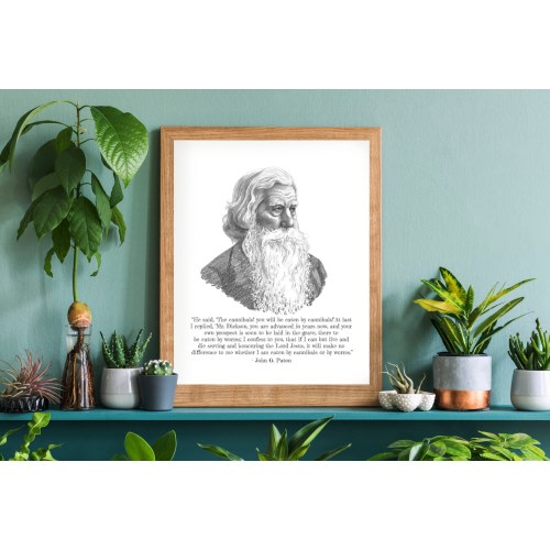 John Paton & Quote, Portrait, Sketch, Art, Theology, Christianity