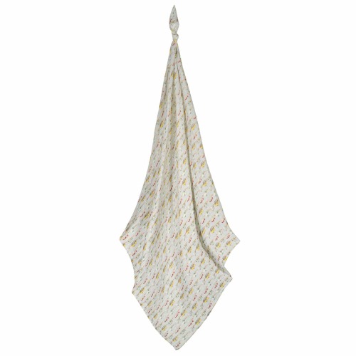 Vintage Trailers Organic Cotton Muslin Swaddle Blanket
