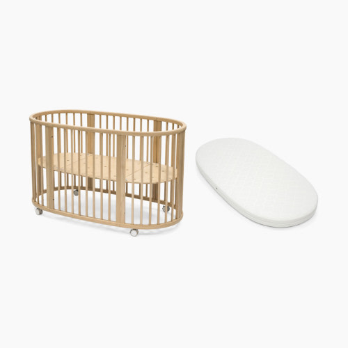 Stokke Sleepi Convertible Crib with Mattress - Natural/White